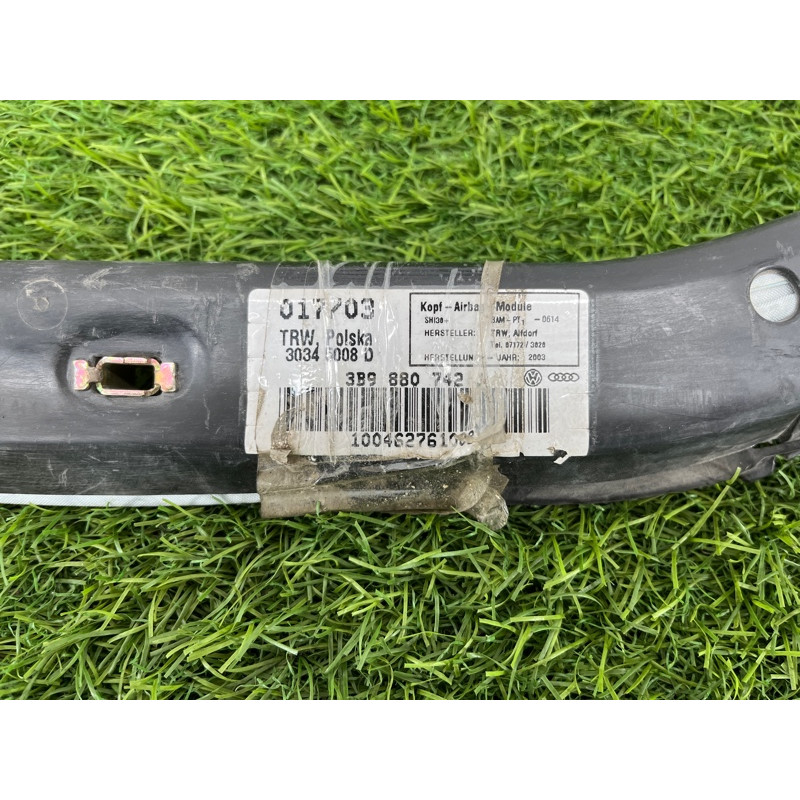 Airbag шторка (airbag/безопасность) Volkswagen Passat B5 2003 2.5 AKN 3B9880742J