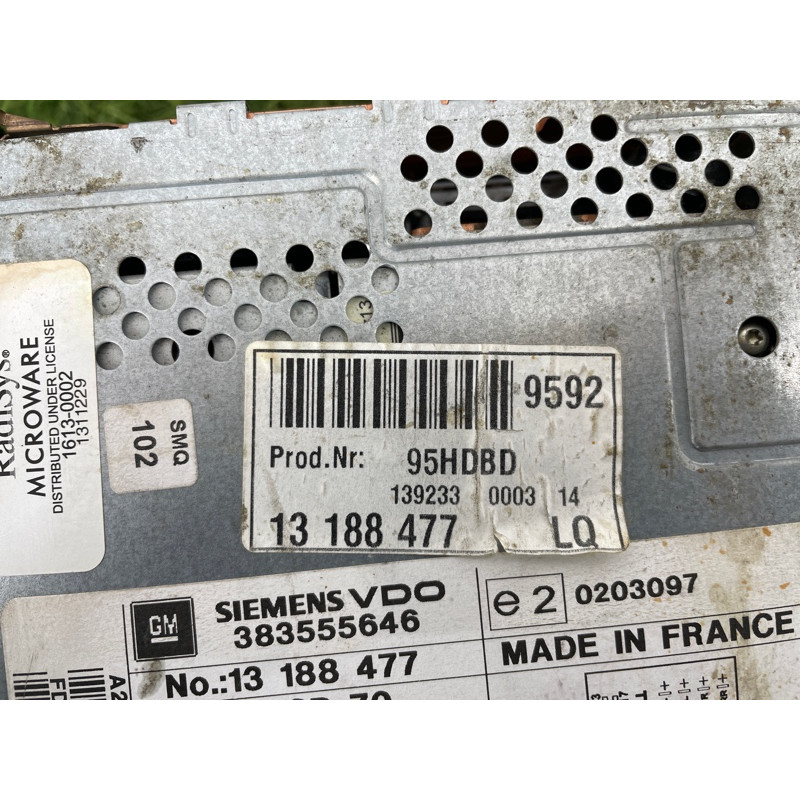 Магнитофон (электрика) Opel SIGNUM 1 2006 2.2 YH 13188477