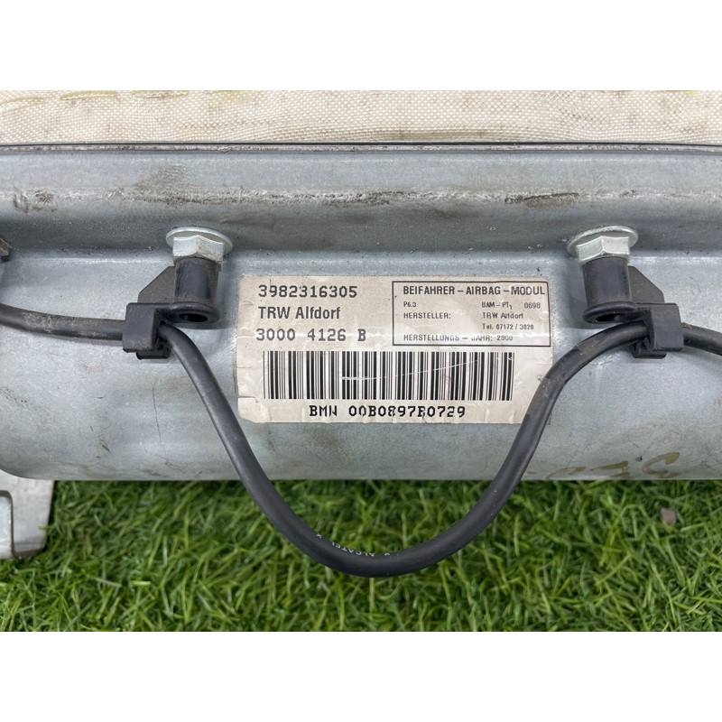 Airbag торпеды (airbag/безопасность) BMW 5-series E39 2001 M47D20 72128231630
