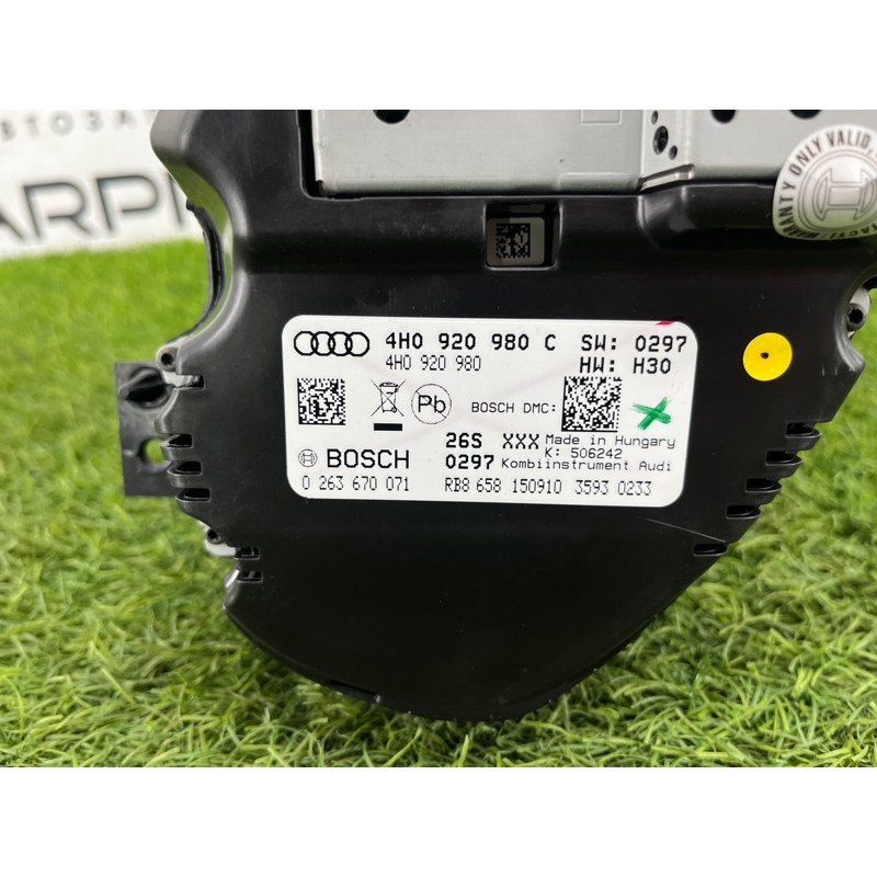 Панель приладів (салон) AUDI A8 D4 2011 4,2 4H0920980CX