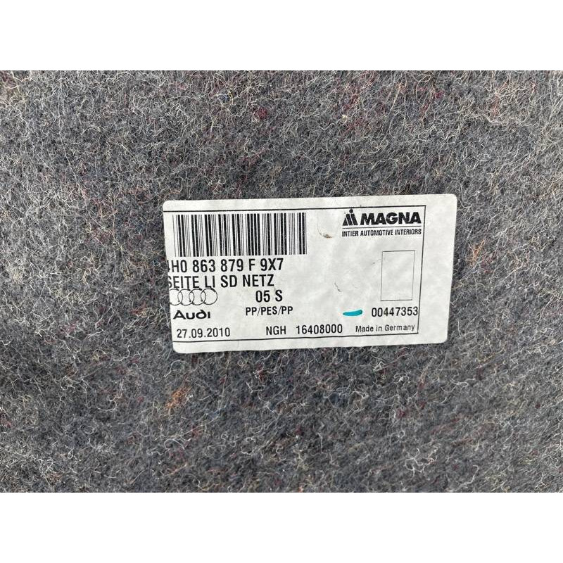 Обшивка багажника (салон) AUDI A8 D4 2011 4,2 4H0863879F9X7