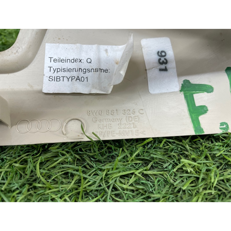 Накладка сидения (салон) AUDI A4 B9 2017 2.0L 8W0881326QCE3