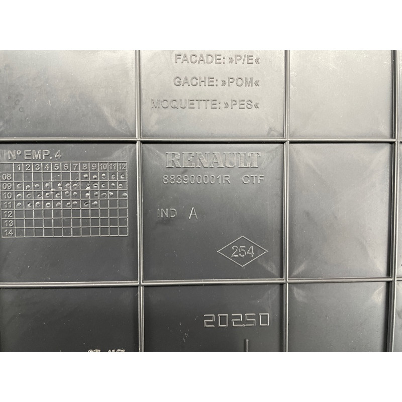 Бардачок сидения (салон) Renault Scenic III 2011 1.6 R9M 883900001R