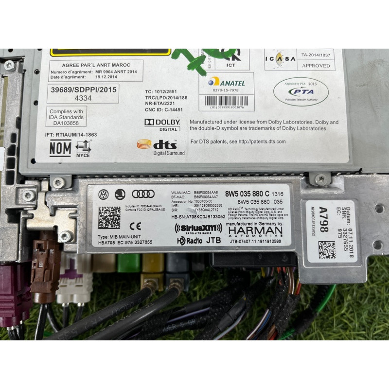 Блок управления мультимедиа (электрика / блок управления) Audi A5 F5 2019 2.0 TFSI 8W5035890C