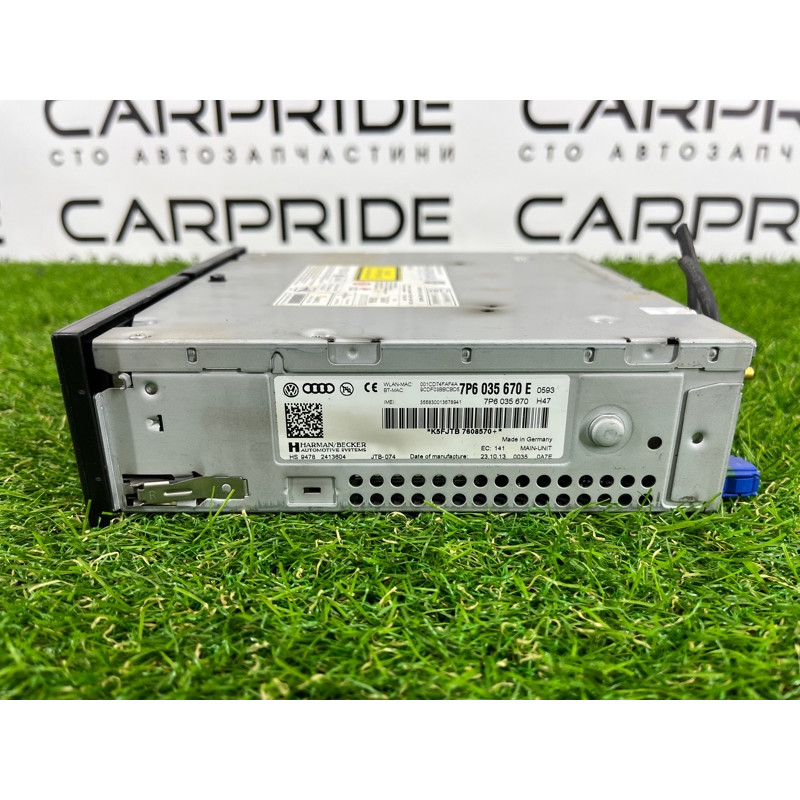 Магнитофон (электрика) Volkswagen Touareg II NF 2013 3.0 TDI 7P6035670E