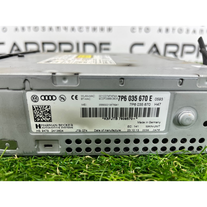 Магнитофон (электрика) Volkswagen Touareg II NF 2013 3.0 TDI 7P6035670E