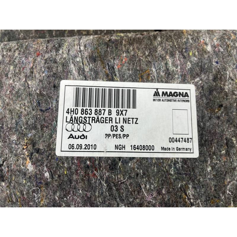 Обшивка багажника (салон) AUDI A8 D4 2011 4,2 4H0863887B9X7