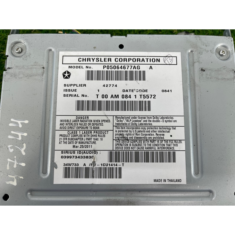 Магнитофон (электрика) Jeep Compass MK49 2011 2.4 5064677AE