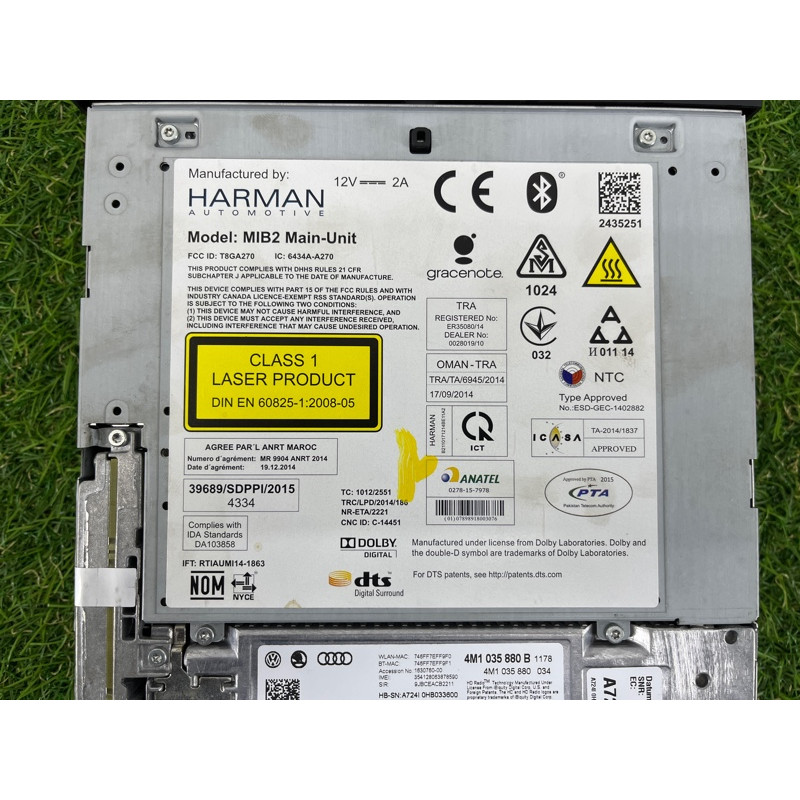 Блок управления мультимедиа (электрика / блок управления) AUDI Q7 4M 2018 3.0 TFSi 4M1035890B