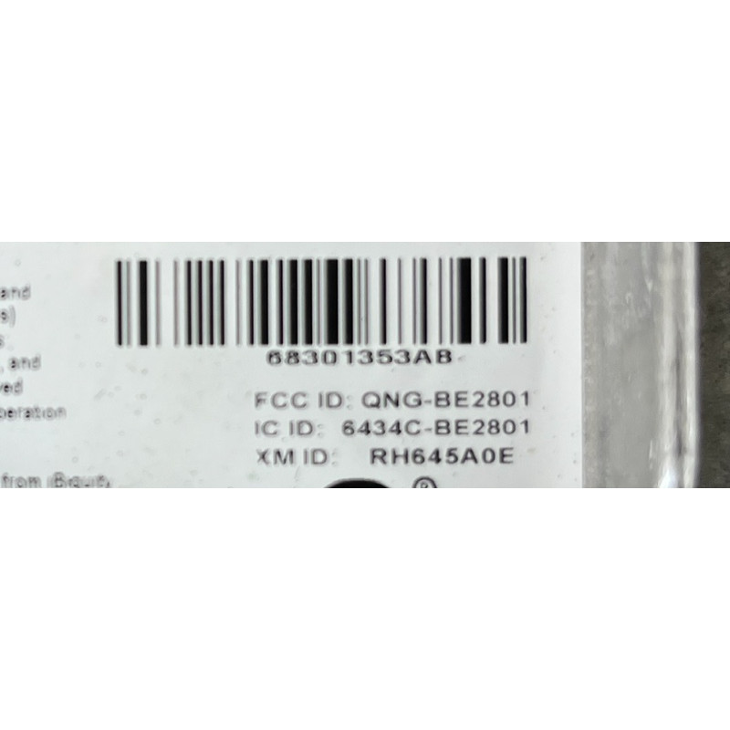 Монитор (электрика) Jeep Grand Cherokee WK2 2016 3.6 68301353AB