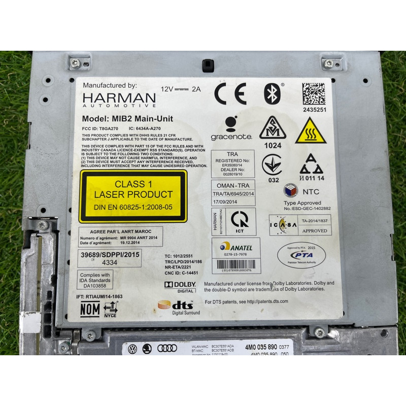 Блок управления мультимедиа (электрика / блоки управления) AUDI Q7 4M 2017 3.0 TFSi CREC 4M0035890A