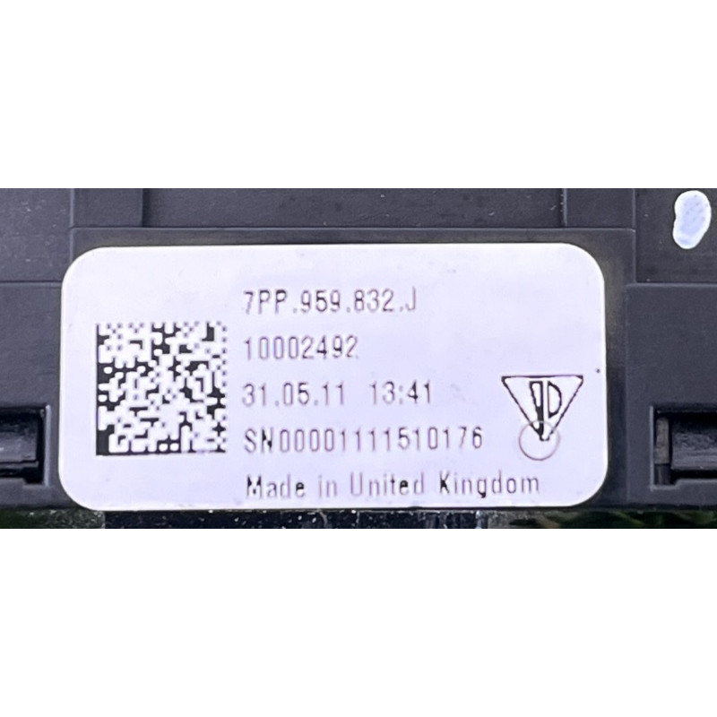 Кнопка открывания крышки багажника (электрика / кнопки) PORSCHE CAYENNE 958 2012 4.8 7PP959832JIVI