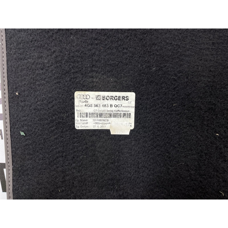Пол Багажника (салон) AUDI A7 4G 2013 3.0 CGXB 4G8863463BQC7