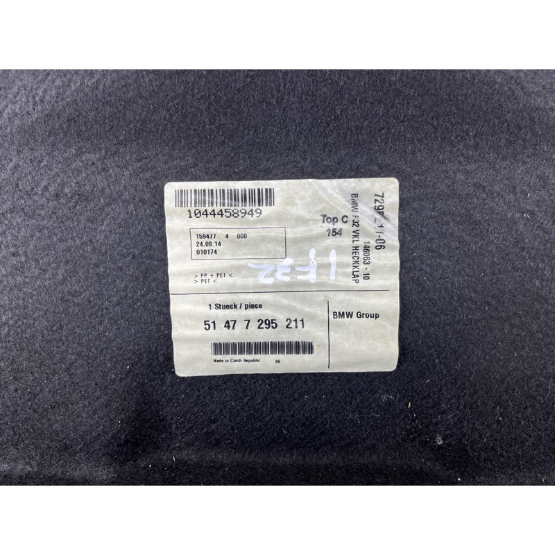 Обшивка крышки багажника (салон) BMW 4-series F32 2015 2.0 51497295211