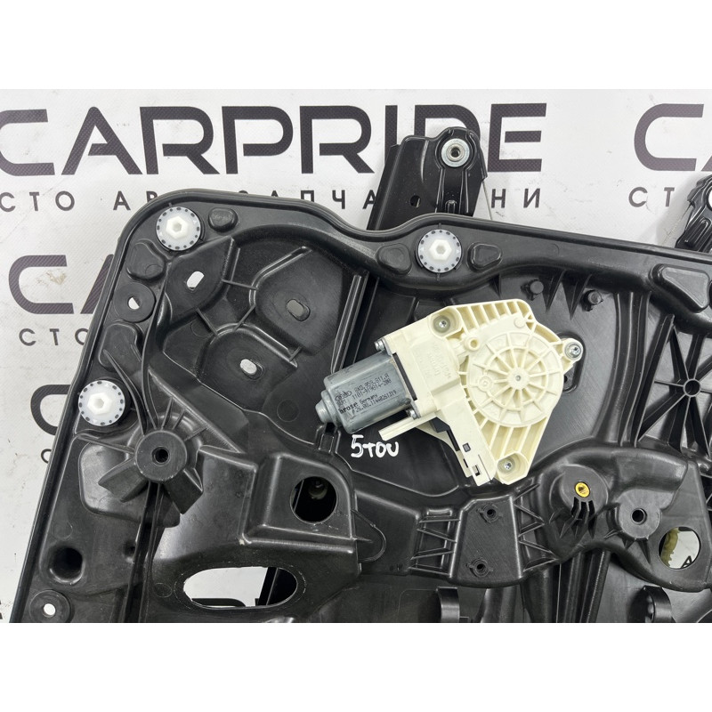 Механизм стеклоподъемника с мотором (кузов и элементы) Volkswagen Touareg NF 2012 3.0 7P6839462A