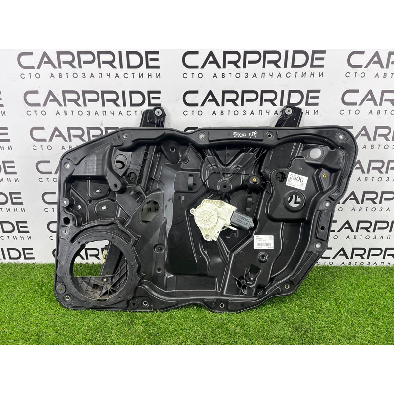 Механизм стеклоподъемника с мотором (кузов и элементы) Volkswagen Touareg NF 2012 3.0 7P6837462B