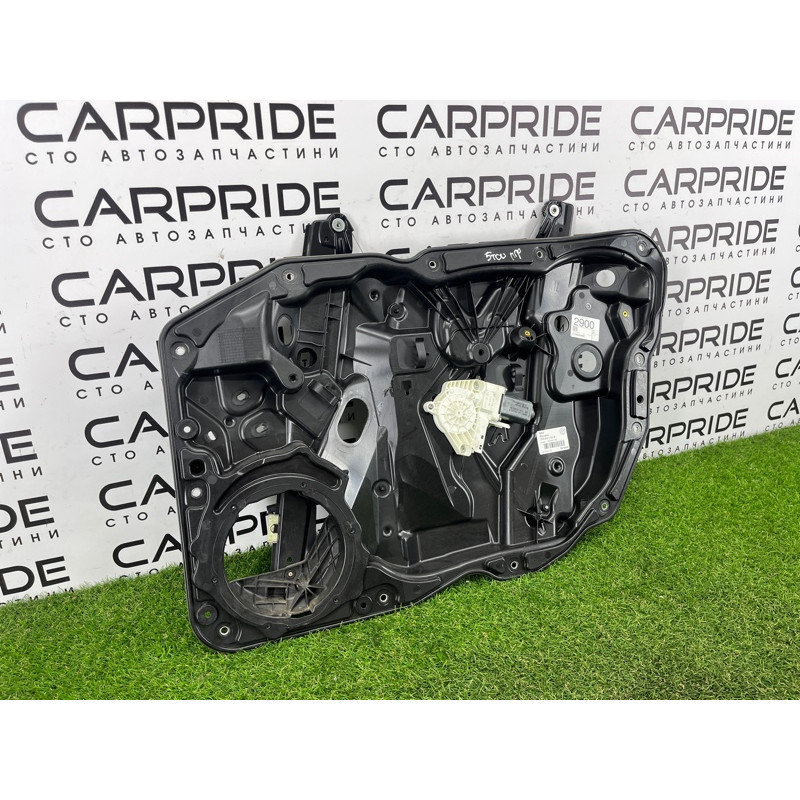 Механизм стеклоподъемника с мотором (кузов и элементы) Volkswagen Touareg NF 2012 3.0 7P6837462B