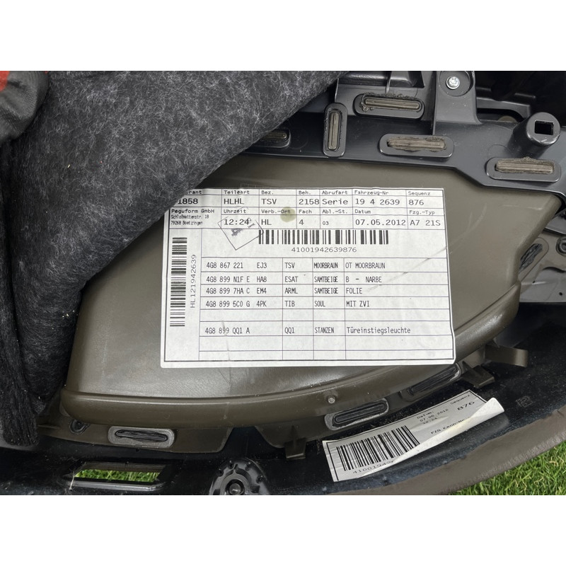 Дверная карта (салон) AUDI A7 4G 2013 3.0 CGXB 4G8867303BIBY