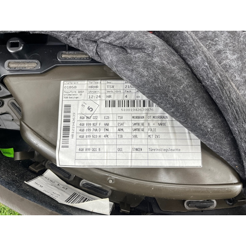 Дверная карта (салон) AUDI A7 4G 2013 3.0 CGXB 4G8867304BIBY