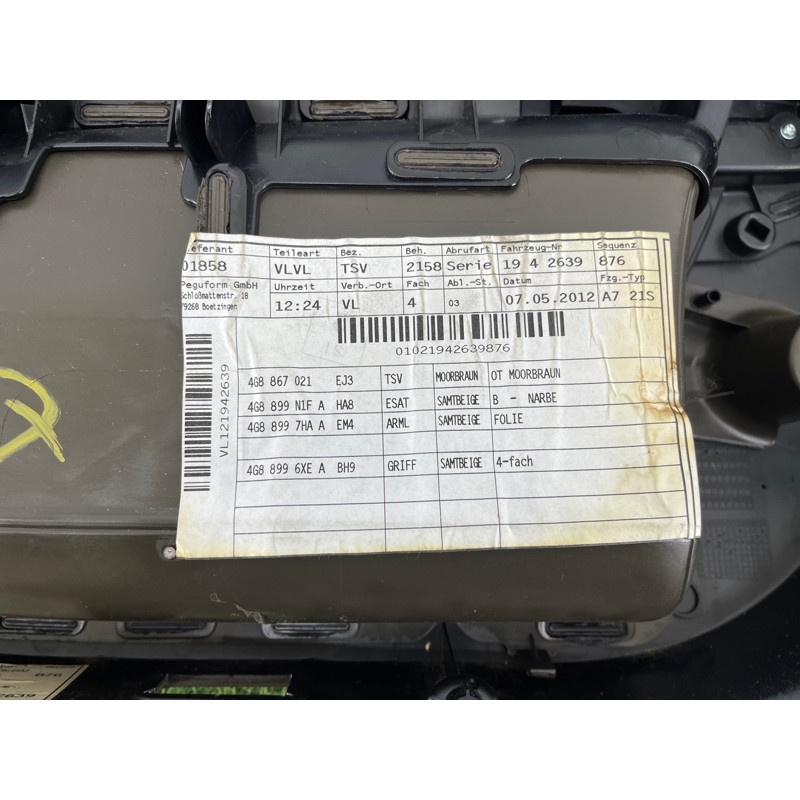 Дверная карта (салон) AUDI A7 4G 2013 3.0 CGXB 4G8867103HIBY