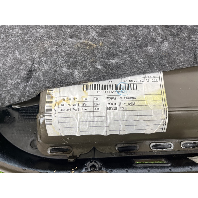 Дверная карта (салон) AUDI A7 4G 2013 3.0 CGXB 4G8867104HIBY