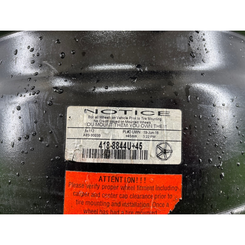 Комплект дисков 5x112 R18 8Jx18, ET45 (диски на авто) AUDI A3 8V 2015 1.8