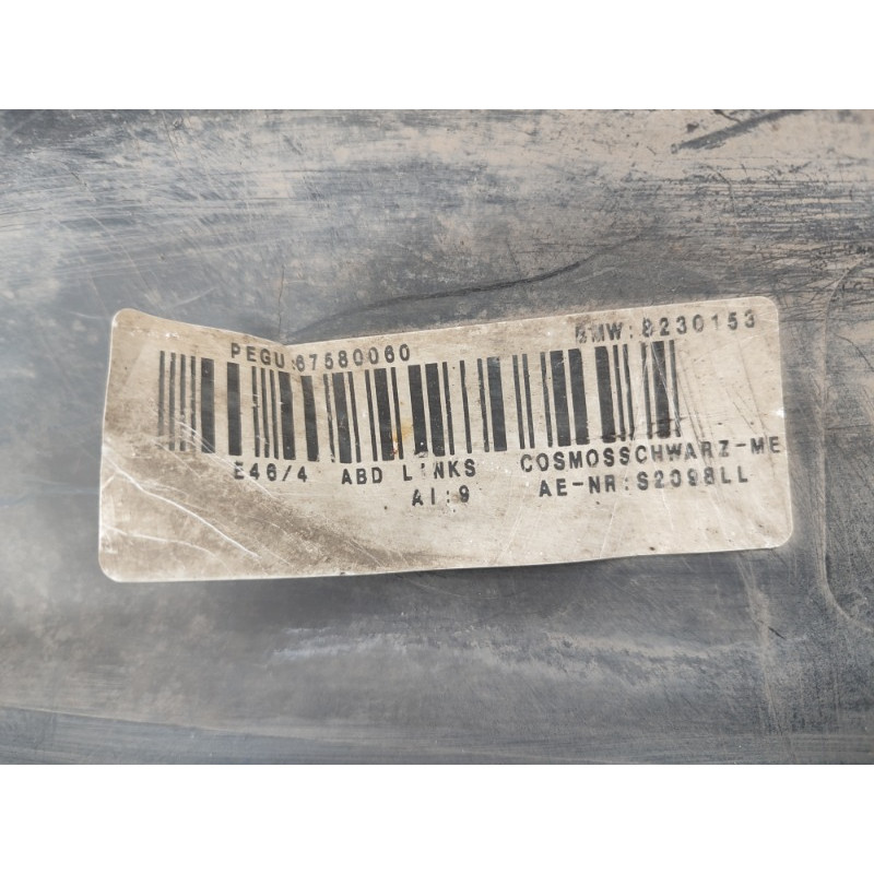 Накладка на порог (кузов и элементы) BMW 3-series E46 M43b18 51718209755