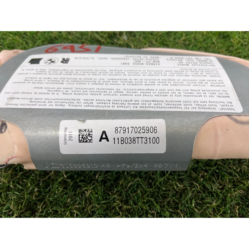 Airbag сидения (airbag / безопасность) BMW 5-series F10 2011 3.0 72127949997