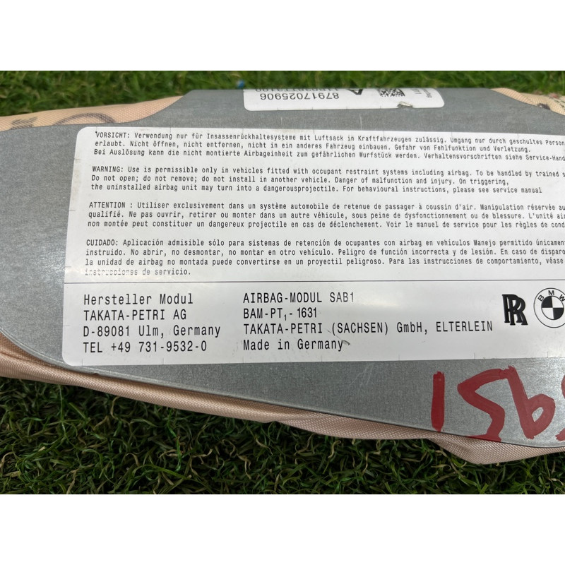 Airbag сидения (airbag / безопасность) BMW 5-series F10 2011 3.0 72127949997