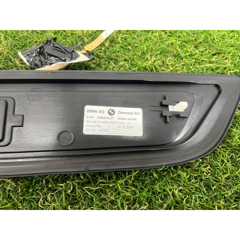 Накладка на поріг (кузов і елементи) BMW 5-series G30 2017 2.0 B46B20 51477390218