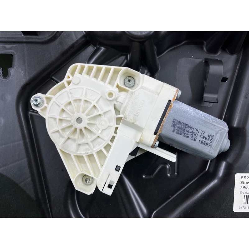 Механизм стеклоподъемника с мотором (кузов и элементы) Volkswagen Touareg FL 2015 3.6 7P6837462B