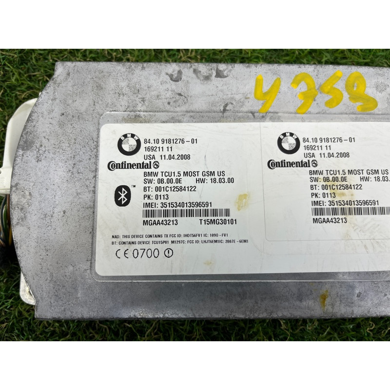 Блок телематики (электрика / блоки управления) BMW X5 E70 2008 4.8 N62/TU 84109181276