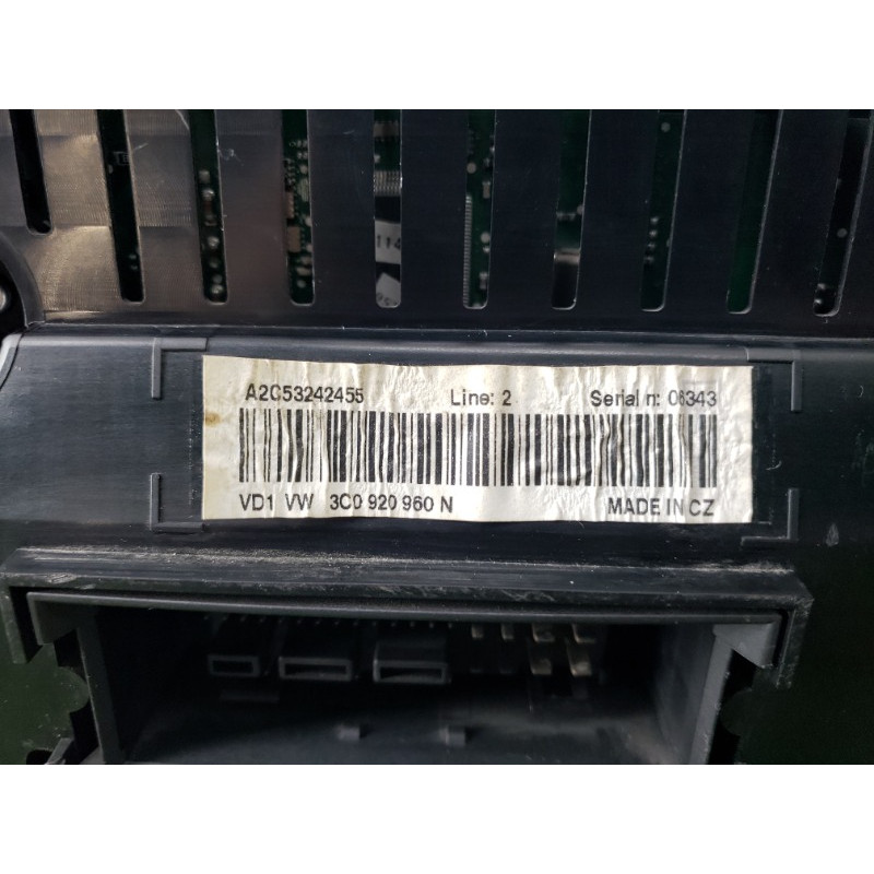 Панель приборов (салон) Volkswagen Passat B6 2008 2.0 BKP 3C0920960N