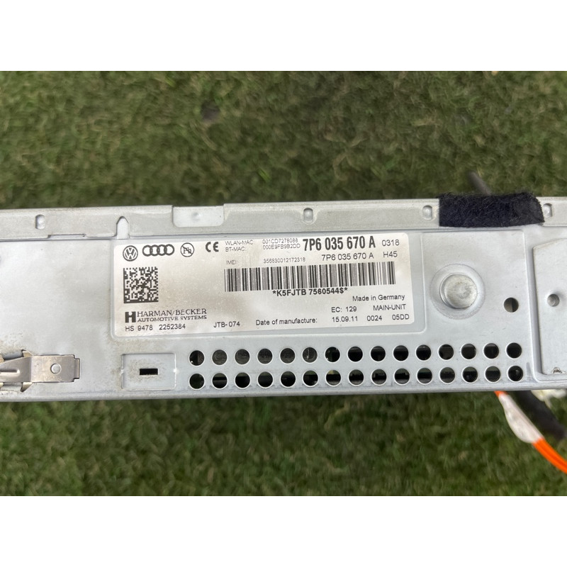 Блок управления мультимедиа (электрика / блок управления) Volkswagen Touareg II NF 2013 3.0 7P6035670A