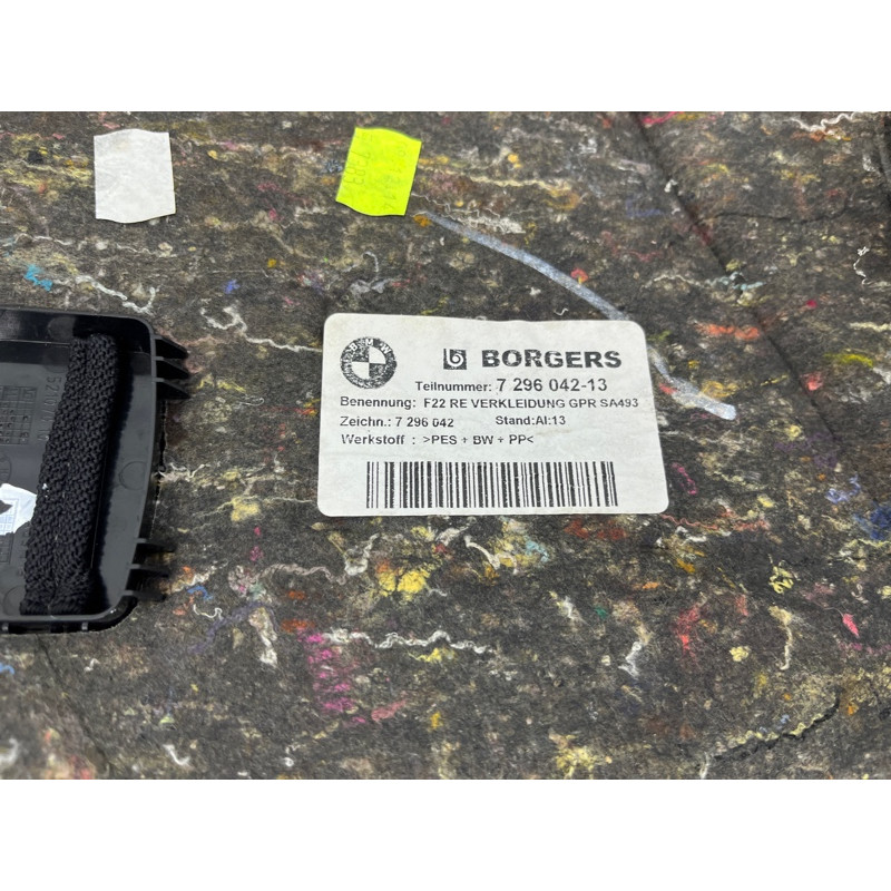 Обшивка багажника (салон) BMW 2-series F22 2015 2.0 51477296042