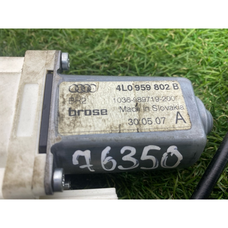 Механизм стеклоподъемника с мотором (кузов и элементы) AUDI Q7 4L 2007 3.6 4L0839462A