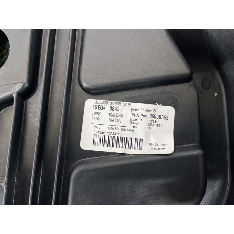 Механізм склопідйомника (кузов і елементи) Hyundai Santa Fe TM 2019 2.4GDI 82481S2000