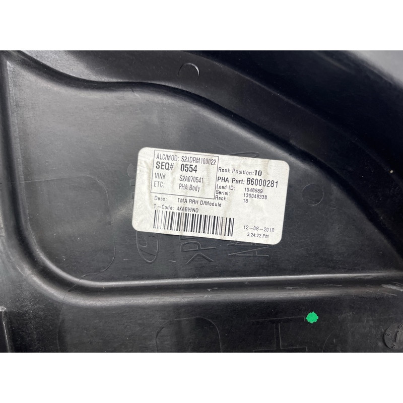 Механізм склопідйомника (кузов і елементи) Hyundai Santa Fe TM 2019 2.4GDI 83481S2000