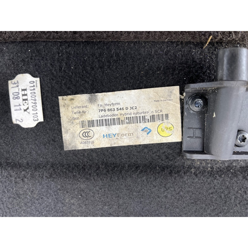 Пол Багажника (салон) Volkswagen Touareg NF 2012 3.0 7P6863546DJC2