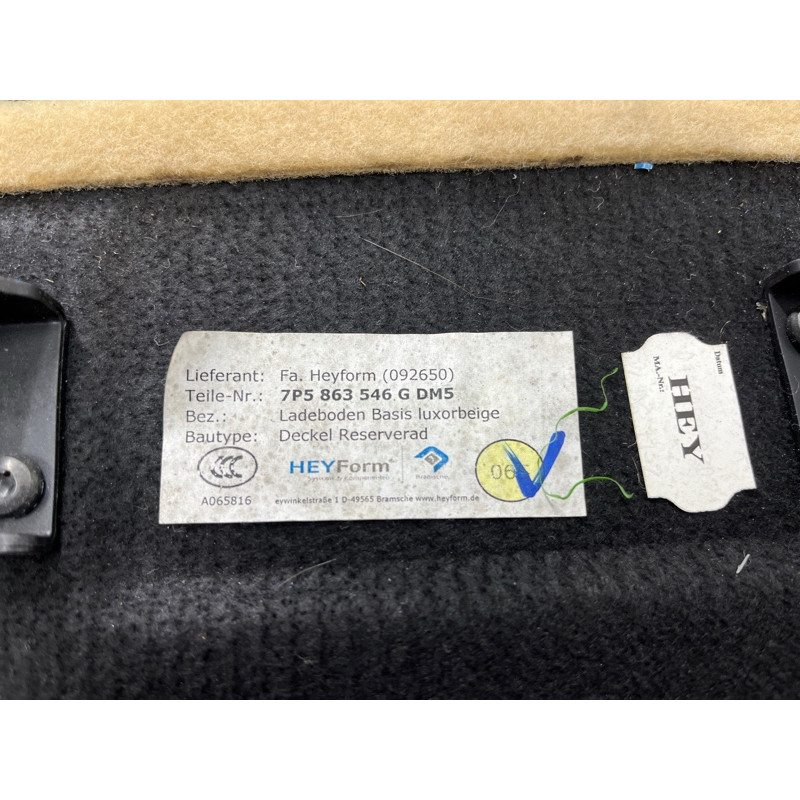 Пол Багажника (салон) PORSCHE CAYENNE 958 2012 4.8 95855154600DM5