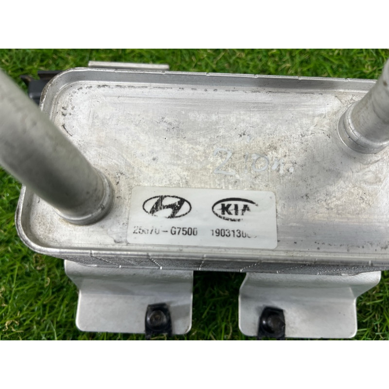 Теплообменник масляного фильтра (двигатель и элементы) Hyundai Ioniq AE 2019 Electro 25671G7500