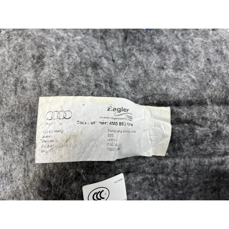 Дверная карта (салон) AUDI Q7 4M 2018 3.0 TFSi 4M0867103BJ0M