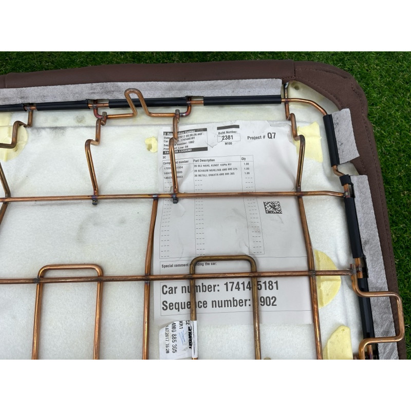 Задний диван (салон) AUDI Q7 4M 2018 3.0 TFSi 4M0885403ABJT5