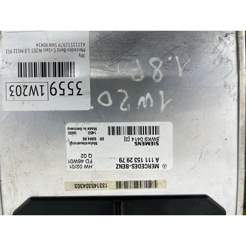 Блок управления двигателем (электрика / блок управления) Mercedes-Benz C-class W203 1.8 M111.951 A1111532979