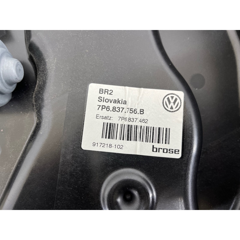 Механізм склопідйомника з мотором (кузов і елементи) Volkswagen Touareg NF 2011 3.0 CASA 7P6837462B