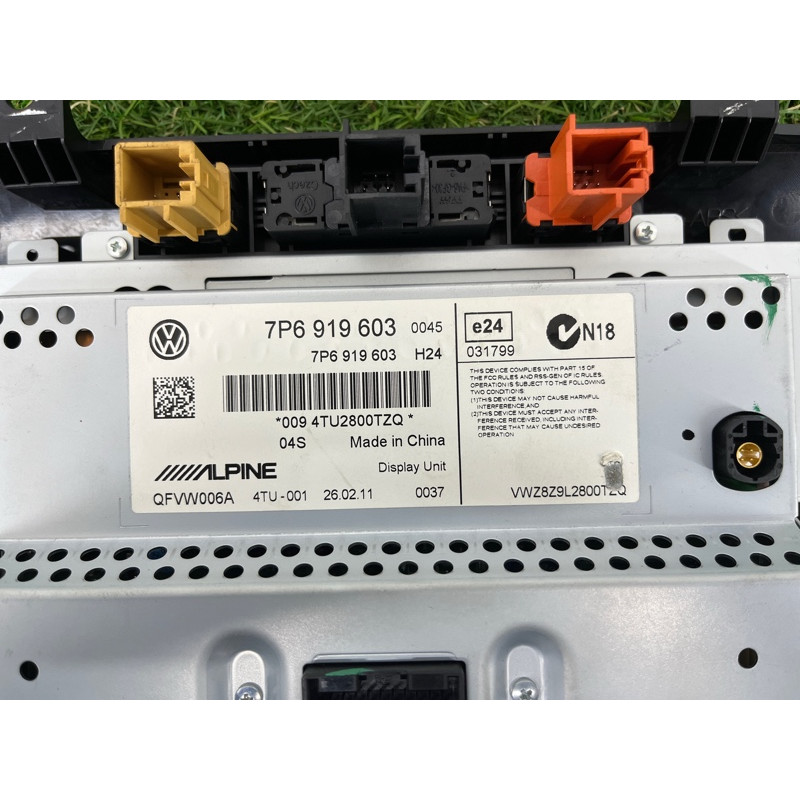 Магнитофон (электрика) Volkswagen Touareg NF 2011 3.0 CASA 7P6919603