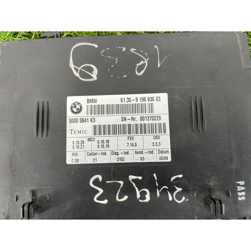Блок управління сидінням (електрика / блок управління) BMW 3-series E92 2010 3.0 N54 61359196936