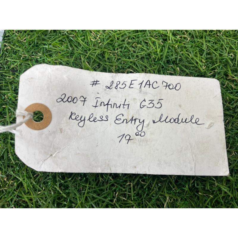 Блок бесключевого доступа (электрика / блок управления) Infiniti G35 V35 2007 285E1AC700