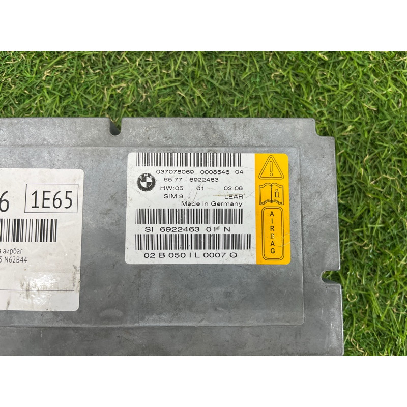 Блок управления airbag (airbag/безопасность) BMW 7-series E65 N62B44 65776922463