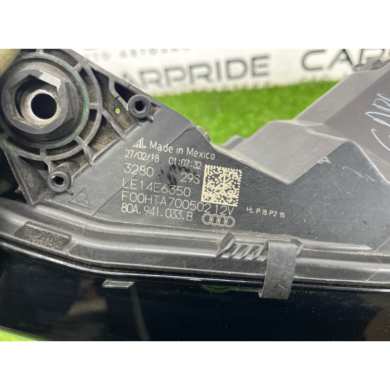 Фара (оптика) AUDI SQ5 FY 2018 3.0 CWGD 80A941773B